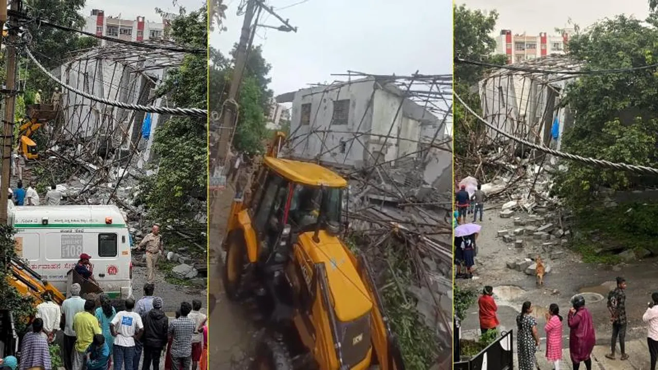ಬೆಂಗಳೂರಲ್ಲಿ ಭಾರೀ ದುರಂತ; ಕ್ಷಣಾರ್ಧದಲ್ಲೇ ಕುಸಿದ 6 ಅಂತಸ್ತಿನ ಕಟ್ಟಡ.. ನಾಲ್ವರು ಸಾ*ವು