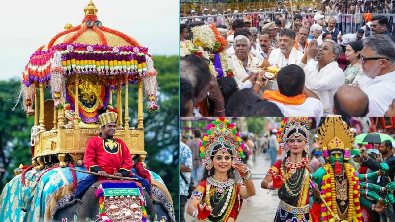 ದಸರಾ ಮಹೋತ್ಸವಕ್ಕೆ ಸಂಭ್ರಮದ ತೆರೆ.. ಹರ್ಷೋದ್ಘಾರದಲ್ಲಿ ಮಿಂದೆದ್ದ ಜನ; ಅಭಿಮನ್ಯುಗೆ ಅಭಿನಂದನೆ