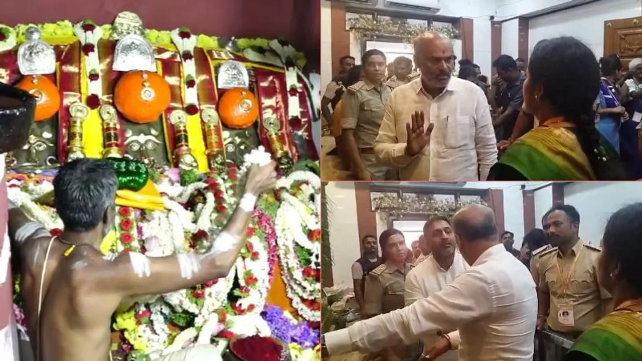 ಹಾಸನಾಂಬೆ ಸನ್ನಿಧಿಯಲ್ಲಿ MLA ಸುರೇಶ್- ಡಿಸಿ ಸತ್ಯಭಾಮ ನಡುವೆ ವಾಗ್ವಾದ.. ಅಸಲಿಗೆ ಆಗಿದ್ದೇನು?