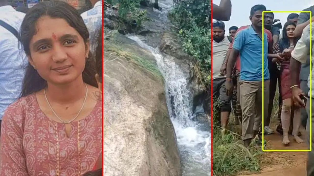 ಸೆಲ್ಫಿ ತೆಗೆದುಕೊಳ್ಳುವಾಗ ಆಪತ್ತು.. 12 ಗಂಟೆ ಕೆರೆ ಕೋಡಿ ನೀರಿನಲ್ಲಿ ಸಿಲುಕಿದ್ದ ಯುವತಿ; ಆಮೇಲೇನಾಯ್ತು?