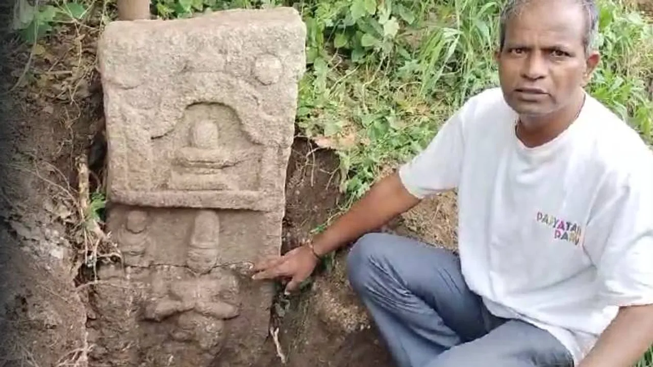 6 ಅಡಿ ಎತ್ತರ, 2 ಅಡಿ ಅಗಲ.. ಅಪರೂಪದ ಮಾಸ್ತಿಕಲ್ಲು ಮತ್ತು ಶಾಸನ ಪತ್ತೆ! ಎಲ್ಲಿ?