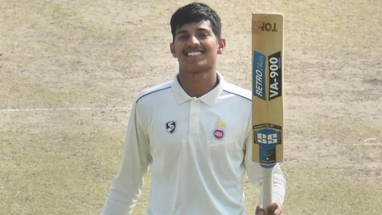 6,6,6,4,4,4,4,4,4,4,4,4,4,4; ಭಾರತದ ಭರವಸೆಯ ಬ್ಯಾಟರ್​​ನಿಂದ ಸ್ಫೋಟಕ ಶತಕ