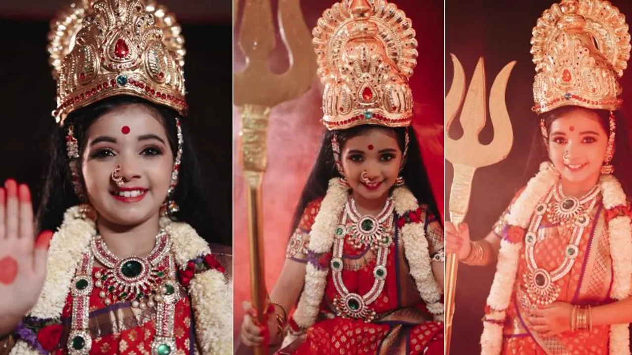 ದೇವಿ ಲುಕ್​​ನಲ್ಲಿ ಕಾಣಿಸಿಕೊಂಡ ಸರಿಗಮಪ ಖ್ಯಾತಿಯ ದಿಯಾ ಹೆಗ್ಡೆ; ಕ್ಯೂಟ್​​ ವಿಡಿಯೋ ಇಲ್ಲಿದೆ!