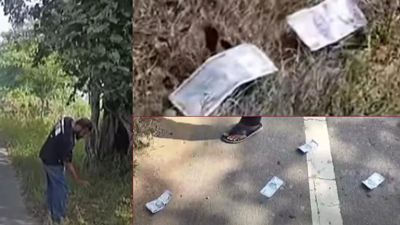 100, 200, 500.. ಮರದ ಕೆಳಗೆ ಎಲೆಗಳ ಬದಲು ನೋಟು; ಬಾಚಿಕೊಂಡವರಿಗೆ ಬಿಗ್ ಶಾಕ್‌; ಏನಾಯ್ತು?