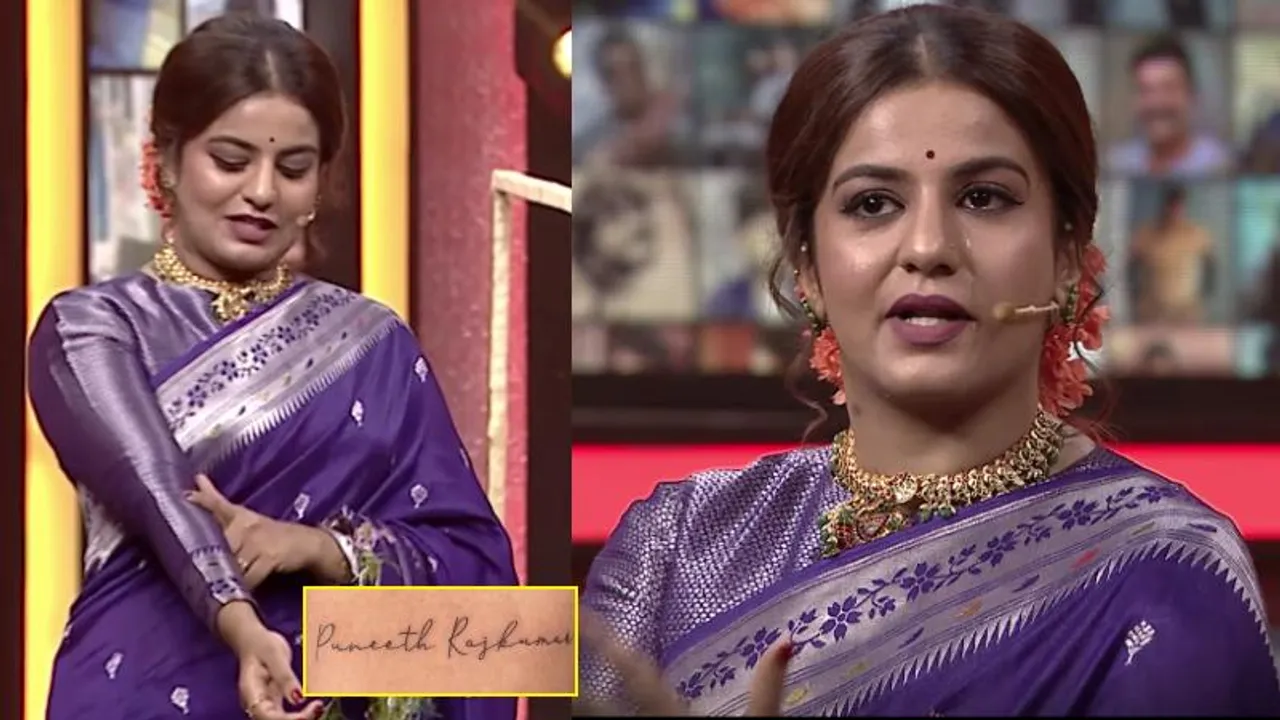 VIDEO: ಅಪ್ಪುನ ನೆನೆದು ವೇದಿಕೆ ಮೇಲೆ ಕಣ್ಣೀರಿಟ್ಟಿದ್ದೇಕೆ ಕಿರುತೆರೆ ನಟಿ ನಮ್ರತಾ ಗೌಡ?
