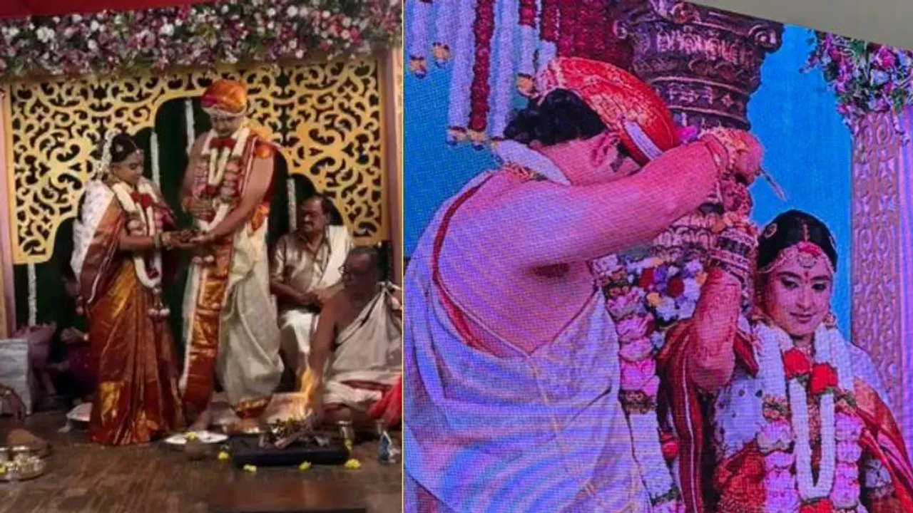 ಅದ್ಧೂರಿಯಾಗಿ ನಡೆದ ಲಕ್ಷ್ಮೀ ನಿವಾಸ ಖ್ಯಾತಿಯ ಚಂದನಾ, ಪ್ರತ್ಯಕ್ಷ್‌ ವಿವಾಹ; ಯಾರೆಲ್ಲಾ ಬಂದಿದ್ರು?