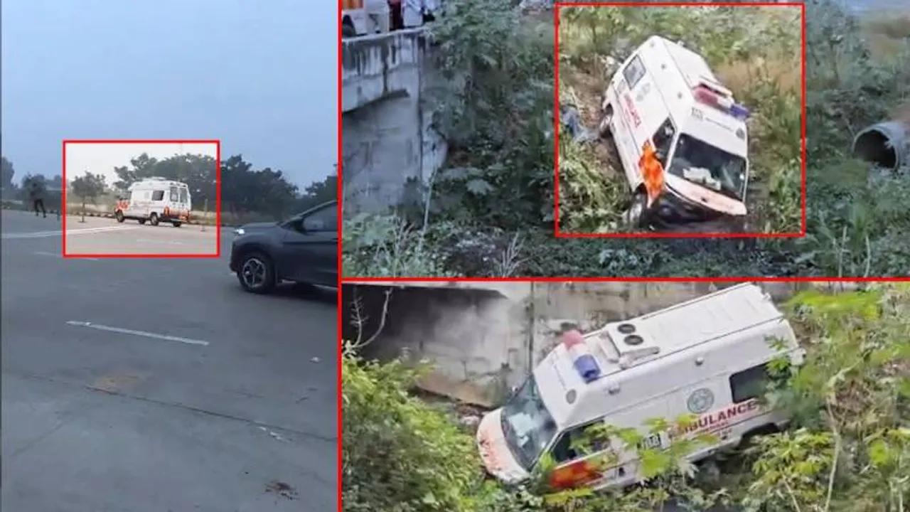 108 ಆ್ಯಂಬುಲೆನ್ಸ್‌ ಕದ್ದು ಓಡುತ್ತಿದ್ದ ಕಳ್ಳ.. ಸಿನಿಮಾ ಸ್ಟೈಲ್‌ನಲ್ಲಿ ಚೇಸ್ ಮಾಡಿದ ಪೊಲೀಸ್‌! VIDEO