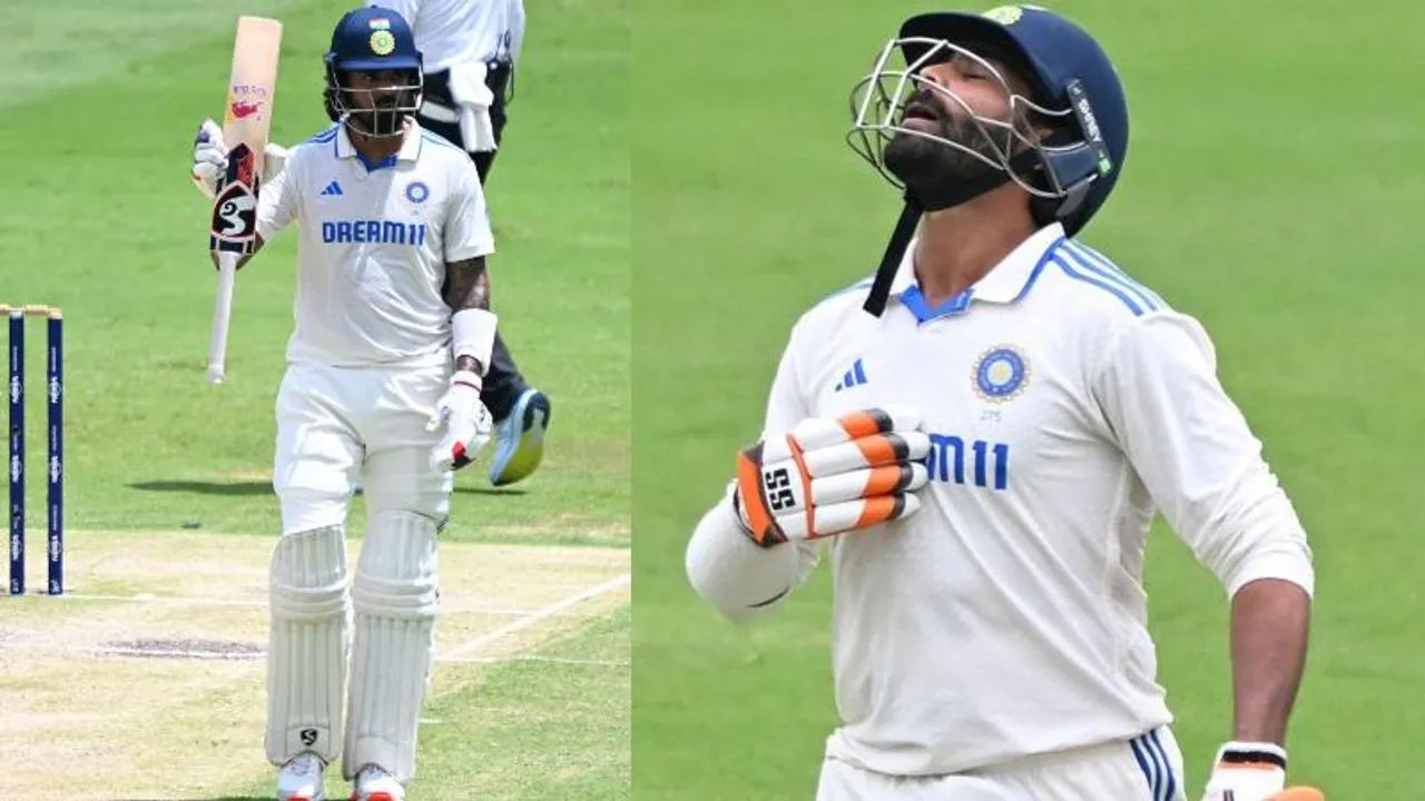 IND vs AUS; ಅರ್ಧಶತಕ ಸಿಡಿಸಿ ಟೀಮ್ ಇಂಡಿಯಾಗೆ ನೆರವಾದ ಕನ್ನಡಿಗ KL ರಾಹುಲ್​, ಜಡೇಜಾ