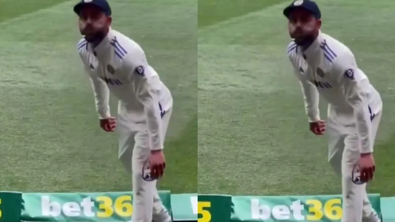 ಮೆಲ್ಬೋರ್ನ್ ಮೈದಾನದಲ್ಲಿ ವಿರಾಟ್ ಮತ್ತೊಂದು ವಿವಾದ; ಅಭಿಮಾನಿಗಳಿಗೆ ಉಗುಳಿದ್ರಾ ಕೊಹ್ಲಿ? ವಿಡಿಯೋ ವೈರಲ್‌!