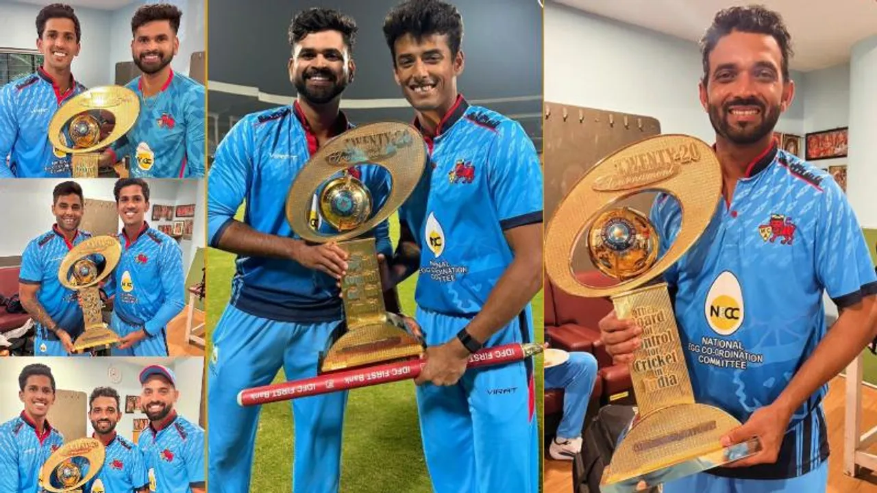 ಮಧ್ಯಪ್ರದೇಶಕ್ಕೆ ನಿರಾಸೆ.. ಸೈಯದ್ ಮುಷ್ತಾಕ್ ಅಲಿ ಟ್ರೋಫಿ ಎತ್ತಿ ಹಿಡಿದ ಶ್ರೇಯಸ್ ಅಯ್ಯರ್