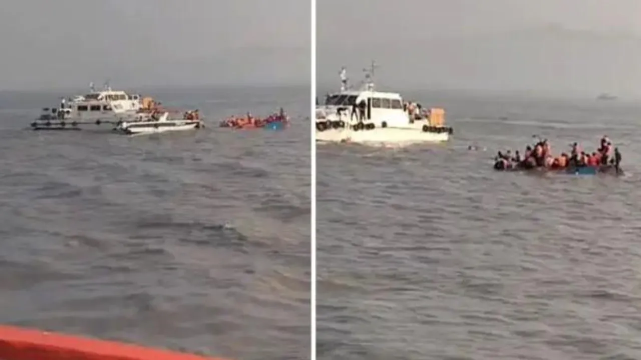 BREAKING: ಮುಂಬೈ ಗೇಟ್ ವೇ ಬಳಿ ಘೋರ ದುರಂತ; 110 ಪ್ರಯಾಣಿಕರಿದ್ದ ಬೋಟ್ ಮುಳುಗಡೆ