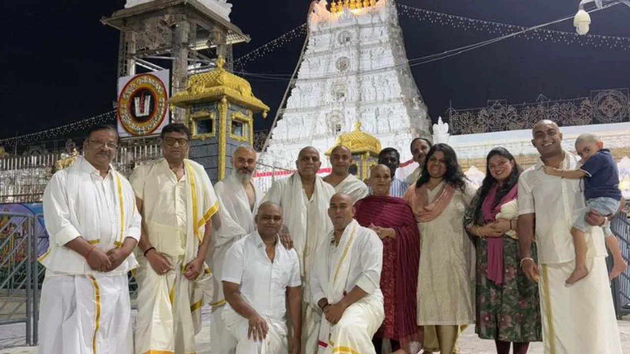 Shivanna; ತಿರುಪತಿ ತಿಮ್ಮಪ್ಪಗೆ ಮುಡಿಕೊಟ್ಟ ಶಿವರಾಜ್​ ಕುಮಾರ್ ದಂಪತಿ