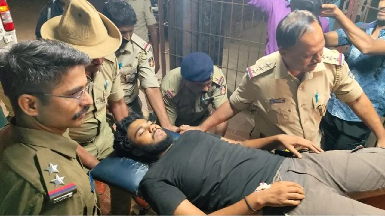 ಗರ್ಭ ಧರಿಸಿದ್ದ ಹಸುವಿನ ತಲೆ ಕಡಿದ ಪ್ರಕರಣ; ಆರೋಪಿಯ ಕಾಲಿಗೆ ಗುಂಡು