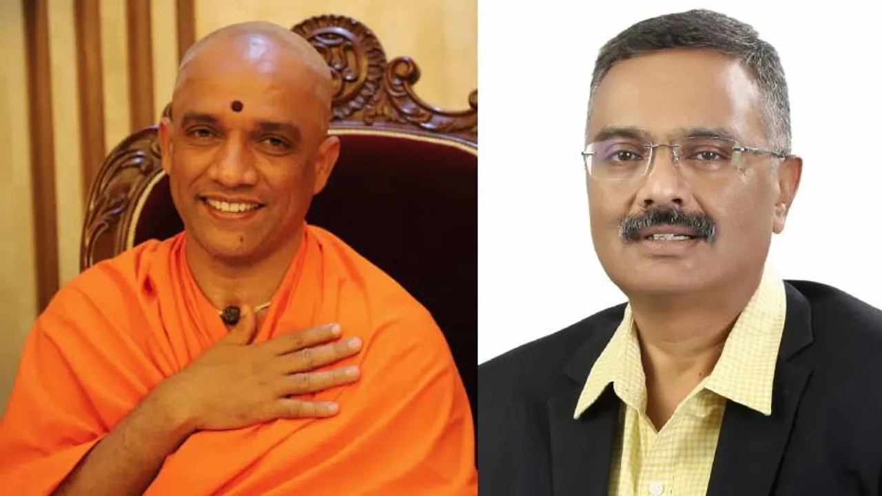 ಖ್ಯಾತ ಅಂಕಣಕಾರ ಗಿರೀಶ್ ಲಿಂಗಣ್ಣಗೆ ಅಭಿವೃದ್ಧಿ ಪತ್ರಿಕೋದ್ಯಮ ಪ್ರಶಸ್ತಿ; ಶುಭ ಕೋರಿದ ನಿರ್ಮಲಾನಂದ ಸ್ವಾಮೀಜಿ