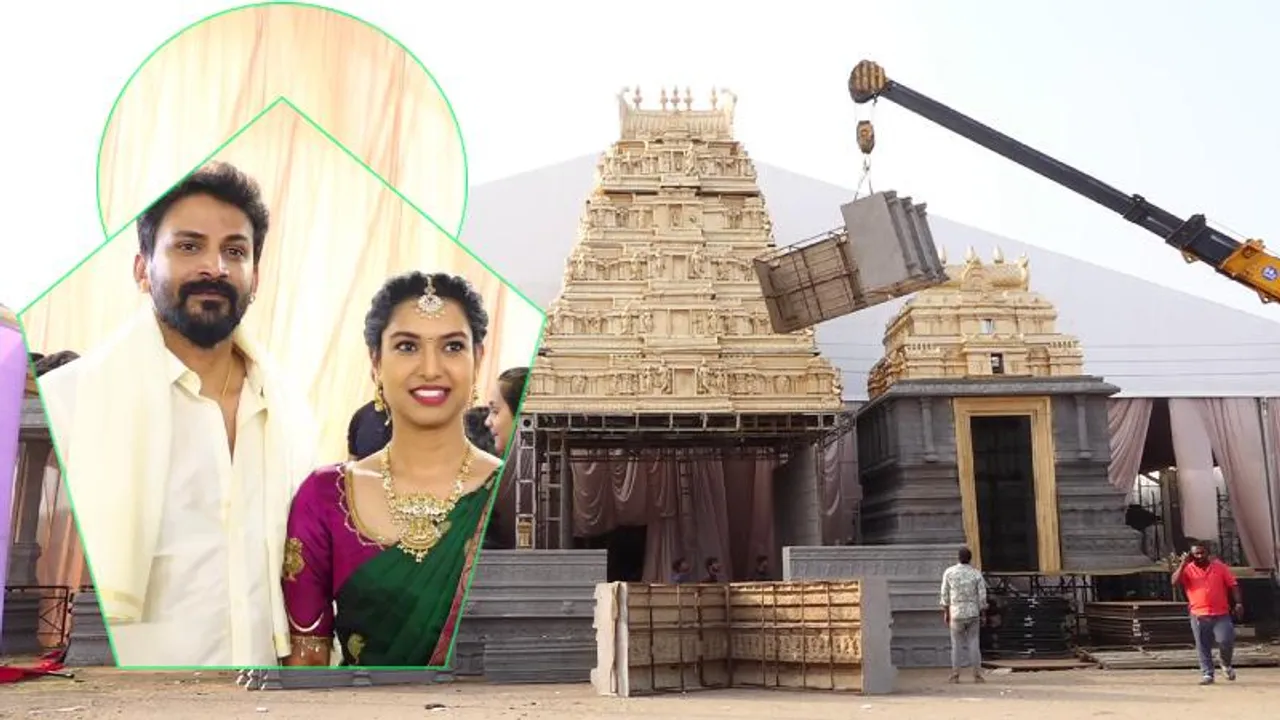 Dhananjay Dhanyatha Wedding; ಚಾಮುಂಡಿ ದೇವಿ ಗುಡಿಯಂತೆ ಕಲ್ಯಾಣ ಮಂಟಪ, ಹೇಗಿದೆ ಸಿದ್ಧತೆ?
