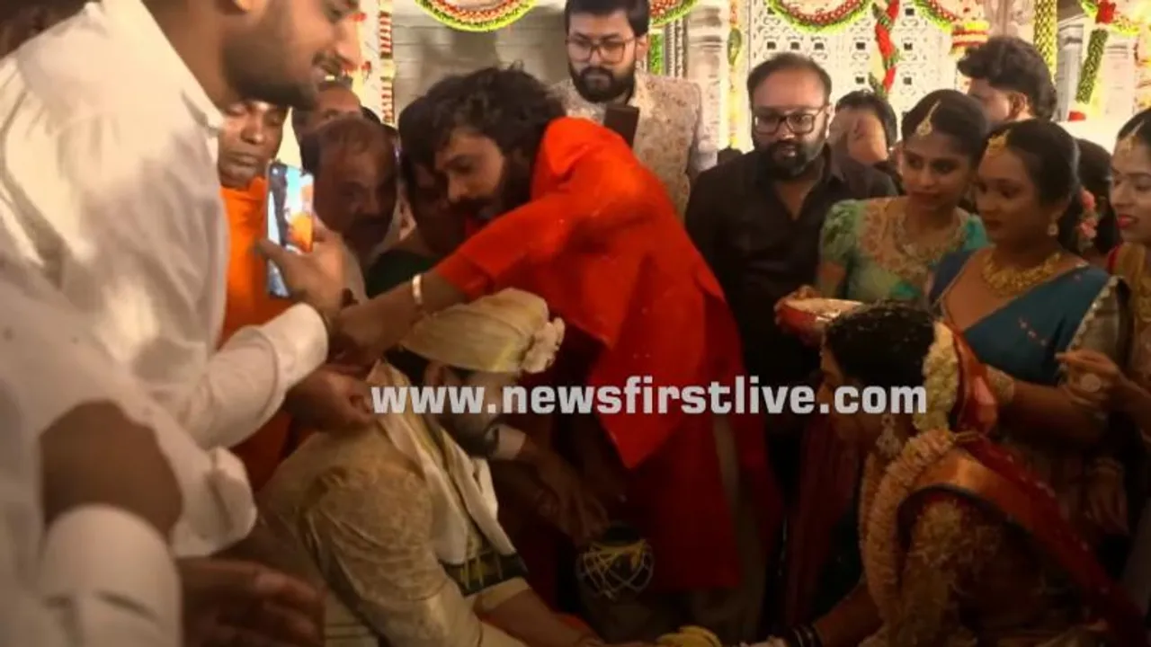 ಧನಂಜಯ-ಧನ್ಯತಾ ಮದುವೆ; ಪ್ರೀತಿಯ ಗೆಳೆಯ ಡಾಲಿಗೆ ವಸಿಷ್ಠ ಸಿಂಹ ಕೊಟ್ಟ ಗಿಫ್ಟ್​ ಏನು?