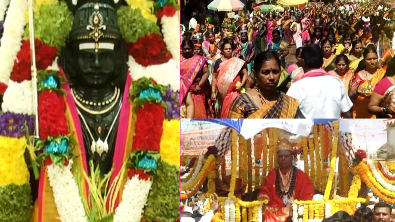 ಐತಿಹಾಸಿಕ ದಿನ; ಪ್ರಪ್ರಥಮ ದೇವಸ್ಥಾನ ನಿರ್ಮಿಸಿ ಪ್ರಾಣಪ್ರತಿಷ್ಠಾಪನೆ.. ಗ್ರಾಮದಲ್ಲಿ ಸಡಗರ, ಸಂಭ್ರಮ