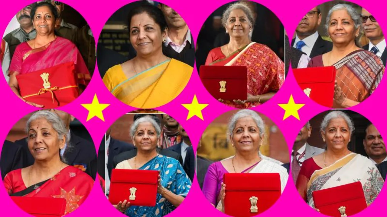 Union Budget 2025; ಹಣಕಾಸು ಸಚಿವೆ ನಿರ್ಮಲಾ ಸೀತಾರಾಮನ್ ಟಾಪ್- 10 ಫೋಟೋಸ್​
