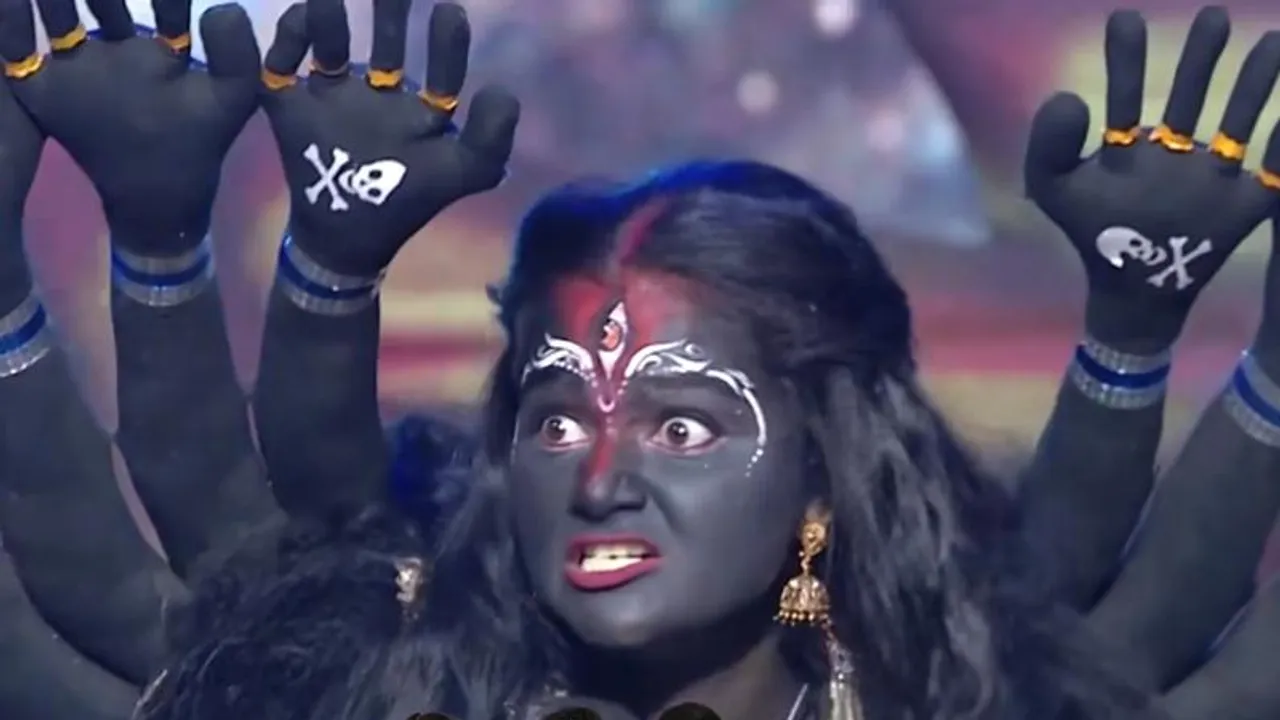 ಮಹಾಕಾಳಿ ಅವತಾರ ತಾಳಿದ ಗಿಚ್ಚಿ ಗಿಲಿಗಿಲಿ ಪ್ರಿಯಾಂಕಾ ಕಾಮತ್.. ಚಂಡಿ ನೃತ್ಯಕ್ಕೆ ಎಲ್ಲರೂ ಶಾಕ್​..!