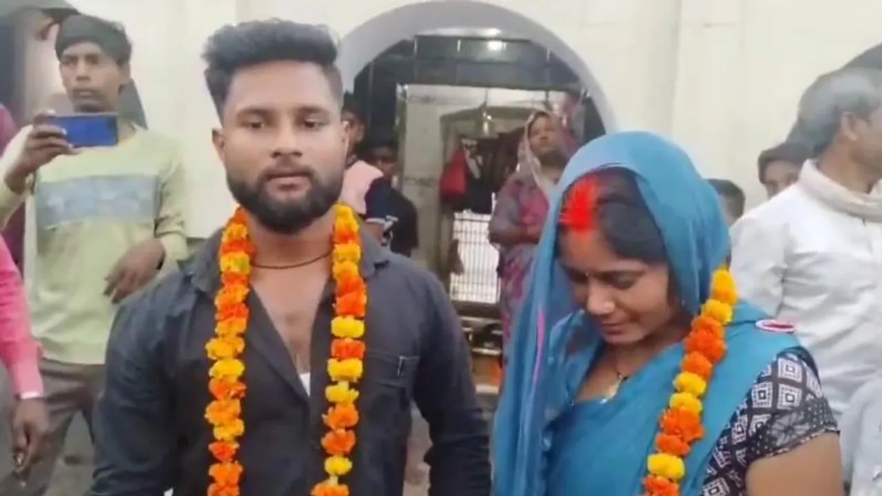 VIDEO: ಇಬ್ಬರೂ ಚೆನ್ನಾಗಿರಿ.. ಮಡದಿಯನ್ನ ಅವಳ ಪ್ರಿಯಕರನೊಂದಿಗೆ ಮದುವೆ ಮಾಡಿಸಿದ ಪತಿ!