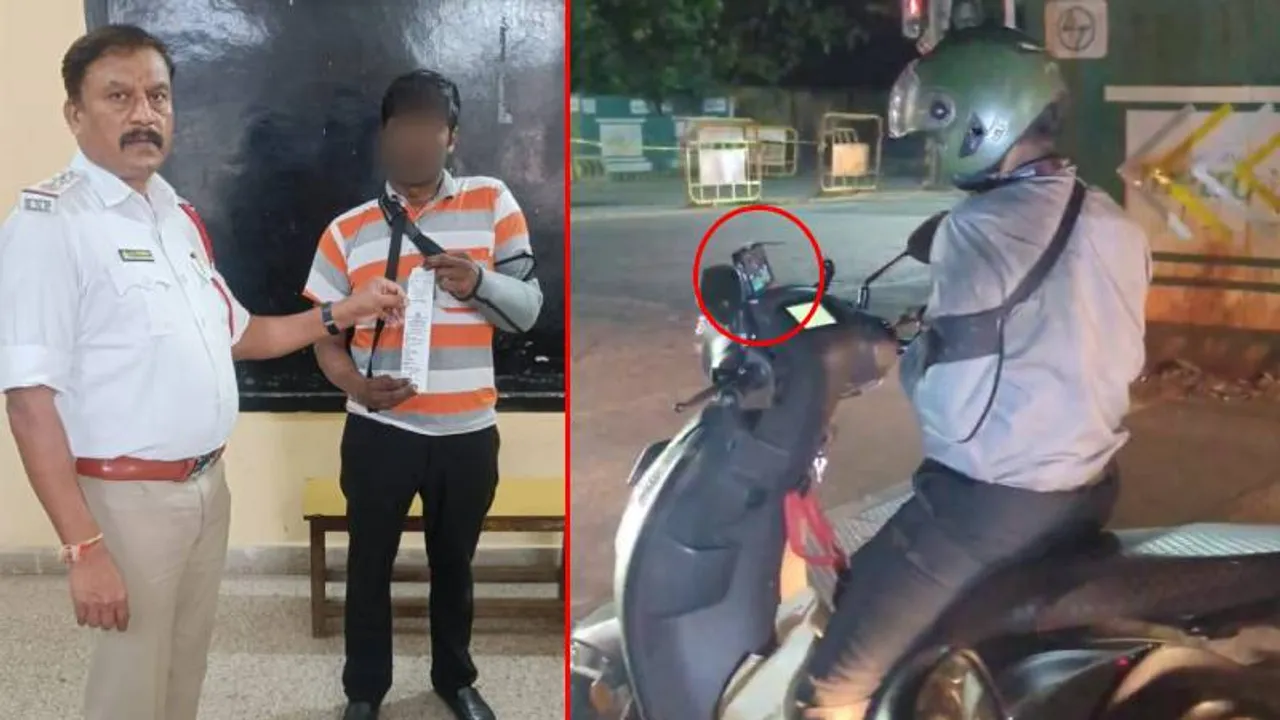 ನಡುರೋಡಲ್ಲಿ RCB ಮ್ಯಾಚ್‌ ನೋಡುತ್ತಿದ್ದ ಚಾಲಕನಿಗೆ ₹1500 ದಂಡ! ಆಗಿದ್ದೇನು?