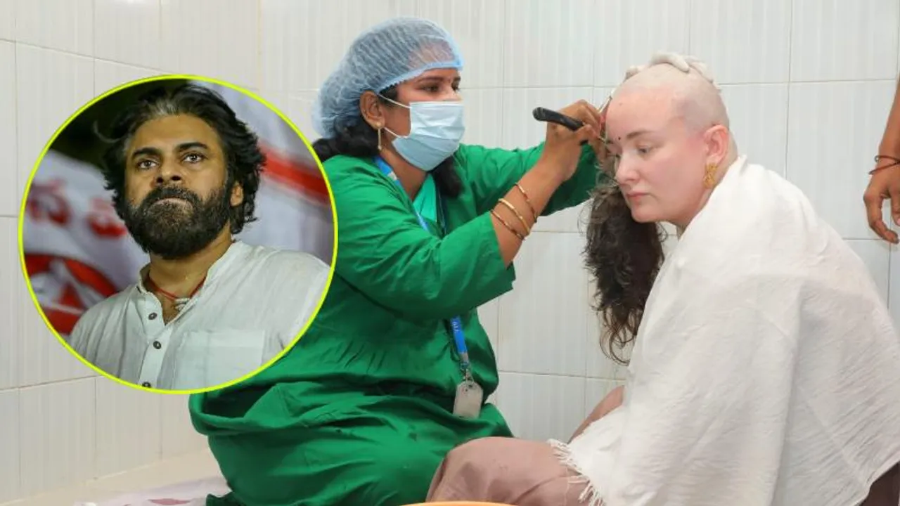 ದಿಢೀರ್​ ತಿರುಪತಿ ತಿಮ್ಮಪ್ಪನಿಗೆ ಮುಡಿ ಕೊಟ್ಟ ಡಿಸಿಎಂ ಪವನ್ ಕಲ್ಯಾಣ್ ಪತ್ನಿ; ಕಾರಣವೇನು?