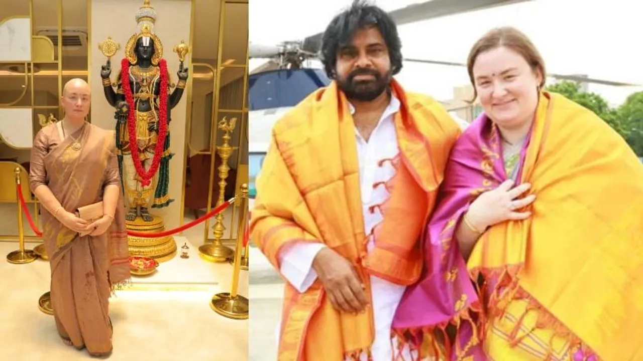 ತಿಮ್ಮಪ್ಪಗೆ ಹರಕೆ ತೀರಿಸಿದ ಪವನ್ ಕಲ್ಯಾಣ್ ಪತ್ನಿ ಅನ್ನಾ ಲೆಜ್ನೆವಾ.. ಮಗನ ಹೆಸರಲ್ಲಿ ಭಾರೀ ಮೊತ್ತದ ಅನ್ನ ಪ್ರಸಾದ ಸೇವೆ!