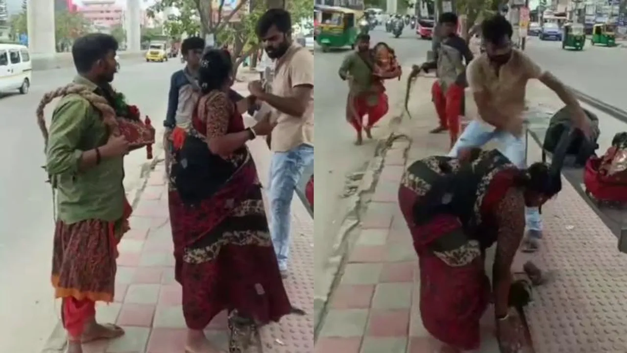ದೇವರ ಹೆಸರಲ್ಲಿ ಹಣಕ್ಕಾಗಿ ಡಿಮ್ಯಾಂಡ್.. ಕೊಡದಿದ್ದಕ್ಕೆ ದಾರಿಹೋಕನಿಗೆ ಚಾಟಿ ಏಟು..?