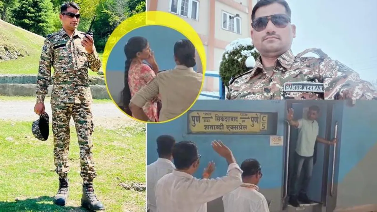 ತಾಯಿಗೆ ಅನಾರೋಗ್ಯ, ತಂಗಿ ಮದುವೆಗೆ ಬಂದಿದ್ದ ಯೋಧ ಸೇನೆಗೆ ವಾಪಸ್​.. ಭಾವುಕ ಕ್ಷಣ