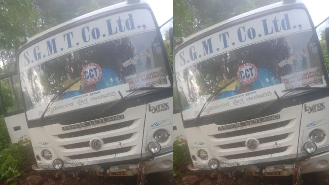 ಬೈಕ್​ಗೆ ಭೀಕರವಾಗಿ ಡಿಕ್ಕಿಯಾದ ಖಾಸಗಿ ಬಸ್.. ಜೀವ ಬಿಟ್ಟ ತಾಯಿ, 3 ವರ್ಷದ ಮಗು