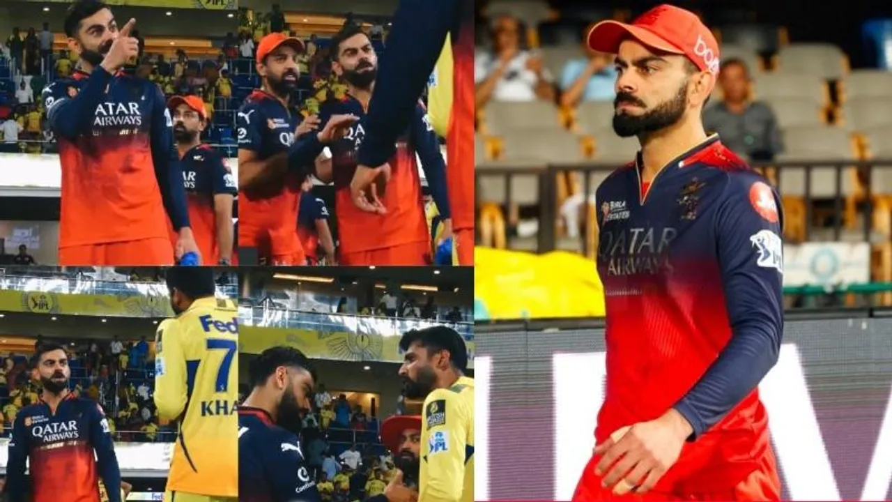 ಚೆನ್ನೈ ಬೌಲರ್​​ಗೆ ವಾರ್ನ್ ಮಾಡಿದ್ರಾ ಕಿಂಗ್ ಕೊಹ್ಲಿ..? ಬಾಲ್​ ಎಸೆದಿದ್ದಕ್ಕೆ ಕೋಪಿಸಿಕೊಂಡ ವಿರಾಟ್