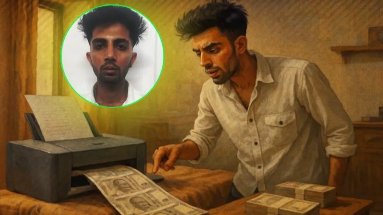 ಖರ್ಚಿಗೆ ರೊಕ್ಕ ಕೊಡ್ಲಿಲ್ಲ ಅಂತ ಹೀಗಾ ಮಾಡೋದು..? ಗರಿ ಗರಿ ನೋಟು ಪ್ರಿಂಟ್​ ಮಾಡ್ತಿದ್ದ ಕಿಲಾಡಿ, ಲಾಕ್