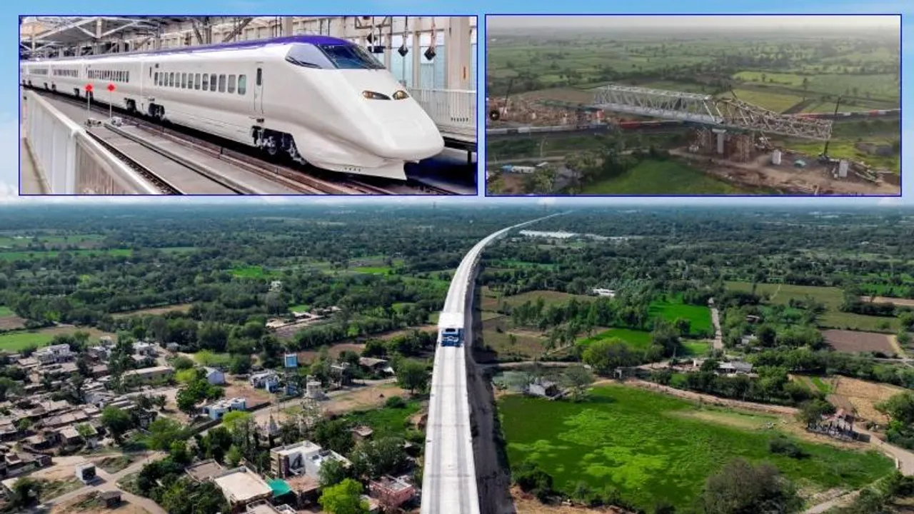 ಬುಲೆಟ್​ ಟ್ರೈನ್​ ಕಾರಿಡಾರ್; 8ನೇ ಸ್ಟೀಲ್​ ಬ್ರಿಡ್ಜ್​ ಪೂರ್ಣ.. ಇನ್ನು ಎಷ್ಟು ಸೇತುವೆ ನಿರ್ಮಿಸಬೇಕು?