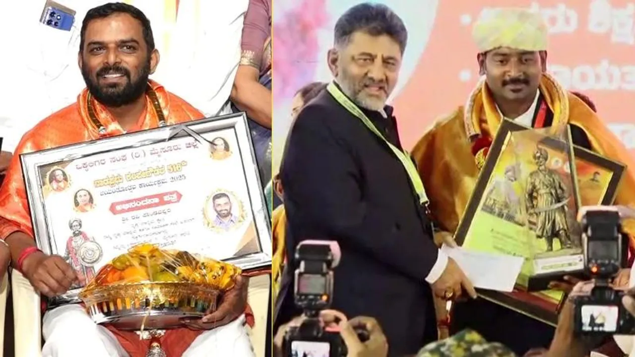 ನ್ಯೂಸ್​​ಫಸ್ಟ್​​​ನ ಅವಿರಾಜ್, ರವಿ ಪಾಂಡವಪುರ ಅವರಿಗೆ ಕೆಂಪೇಗೌಡ ಪ್ರಶಸ್ತಿ ಪ್ರದಾನ