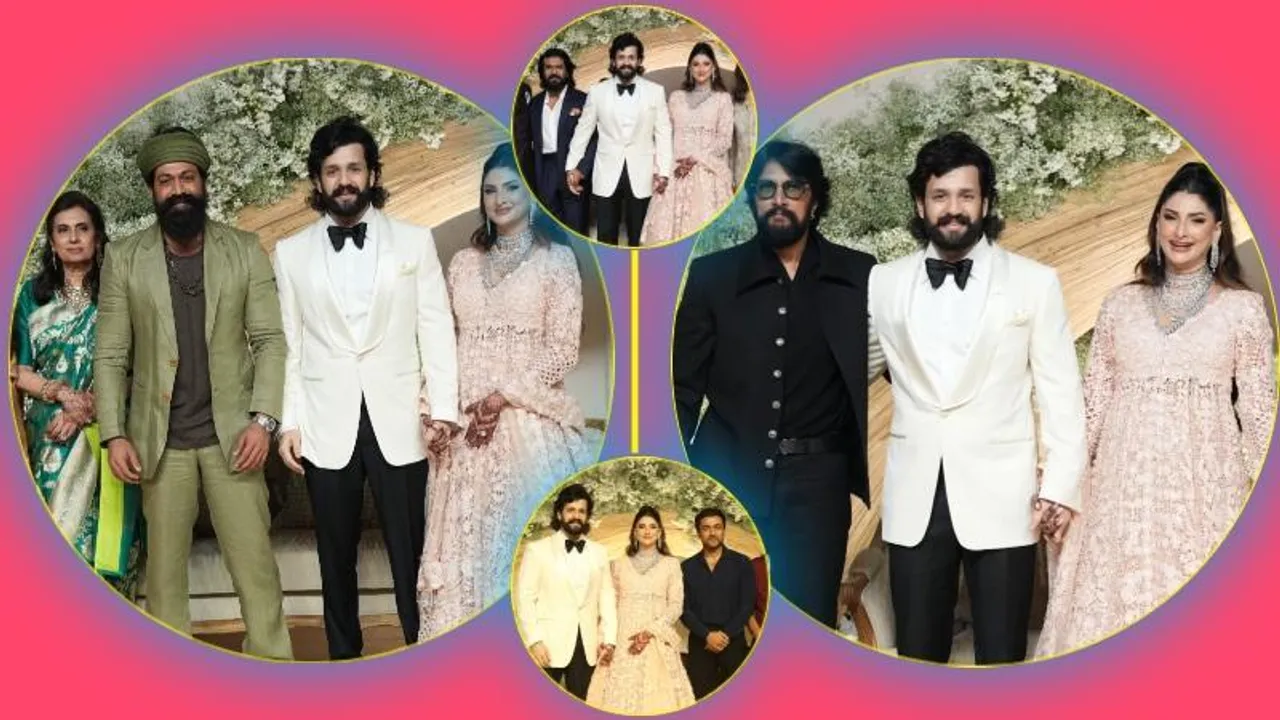 ಅಖಿಲ್ ಅಕ್ಕಿನೇನಿ ರಿಸೆಪ್ಷನ್​; ಹೊಸ ಲುಕ್​ನಲ್ಲಿ ಯಶ್​, ಸುದೀಪ್​ ಸಖತ್ ಸ್ಟೈಲಿಶ್​.. ಫೋಟೋಸ್​!