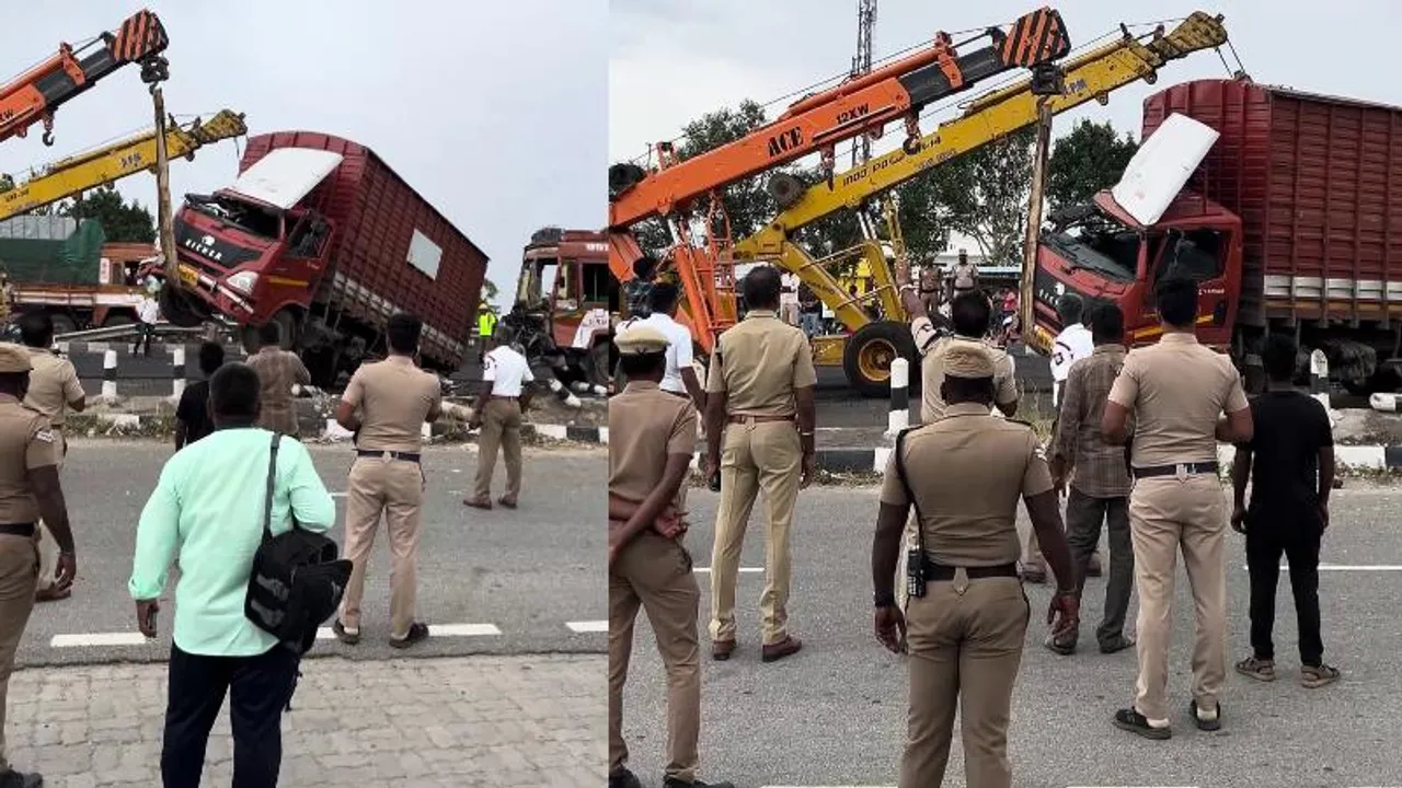 8ಕ್ಕೂ ಹೆಚ್ಚು ವಾಹನಗಳ ಮಧ್ಯೆ ಸರಣಿ ಅಪಘಾತ.. ತಂದೆ, ಮಗ ಸೇರಿ ಮೂರು ಮಂದಿ ಬಲಿ