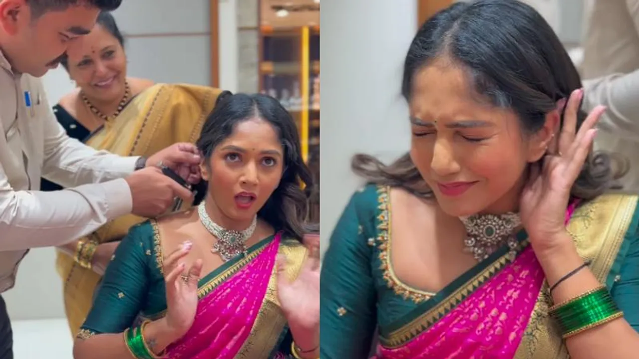 ಕಿವಿ ಚುಚ್ಚಿಸಿಕೊಳ್ಳಲು ತಡಕಾಡಿದ ಬಿಗ್​ಬಾಸ್​ ಖ್ಯಾತಿಯ ಭವ್ಯಾ ಗೌಡ.. VIDEO