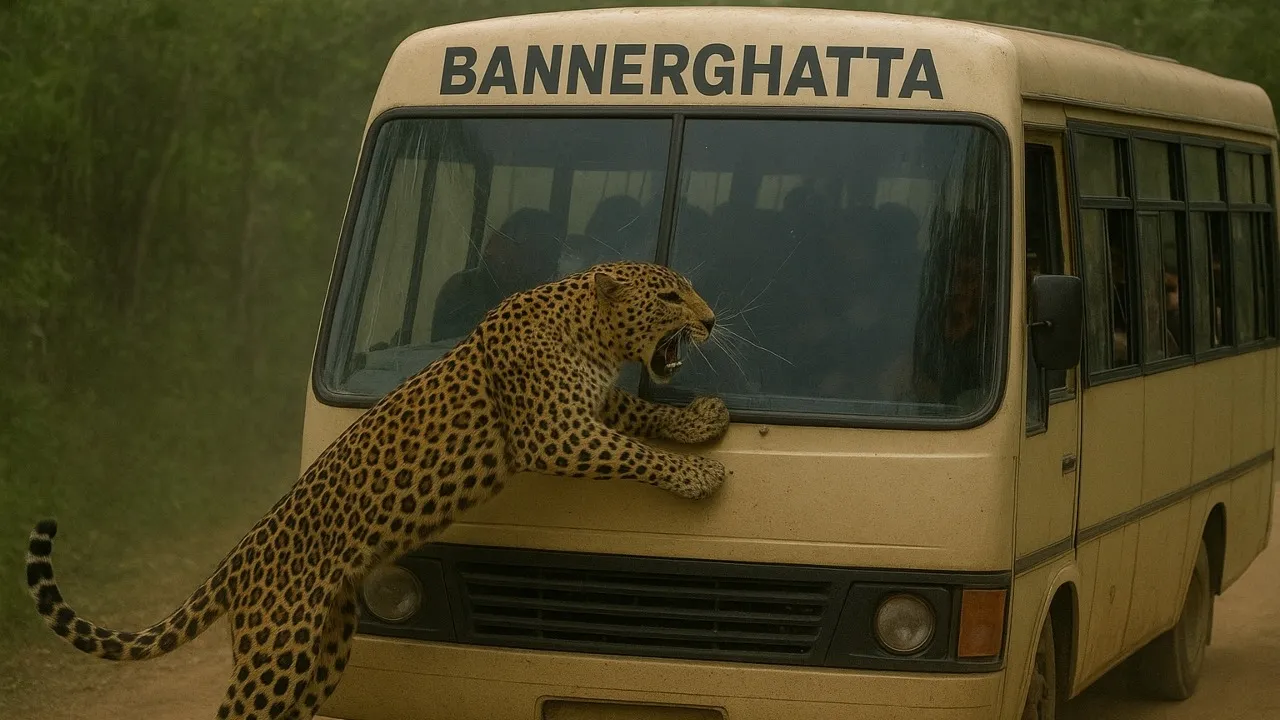 Leopard attack