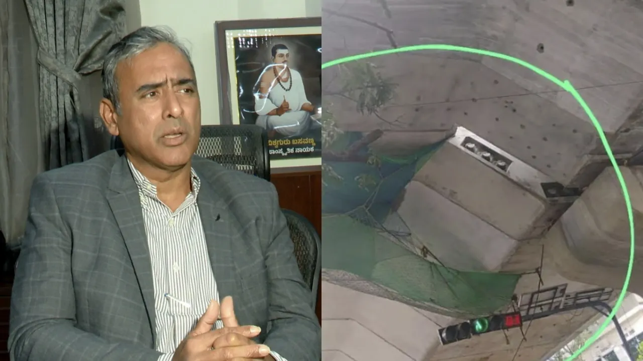EJIPURA FLYOVER CRACK-BENGALURU-BBMP
