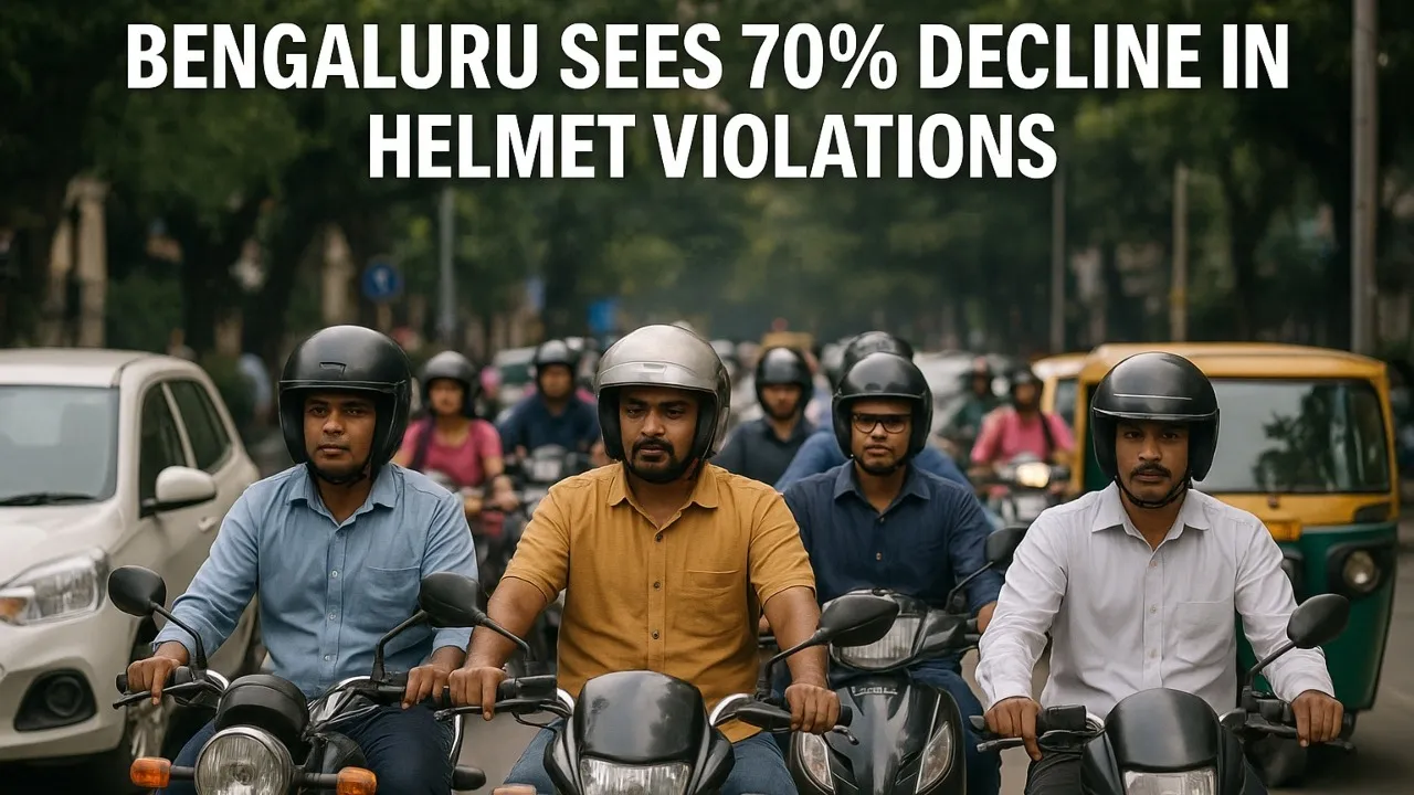 Dip in helmet violations