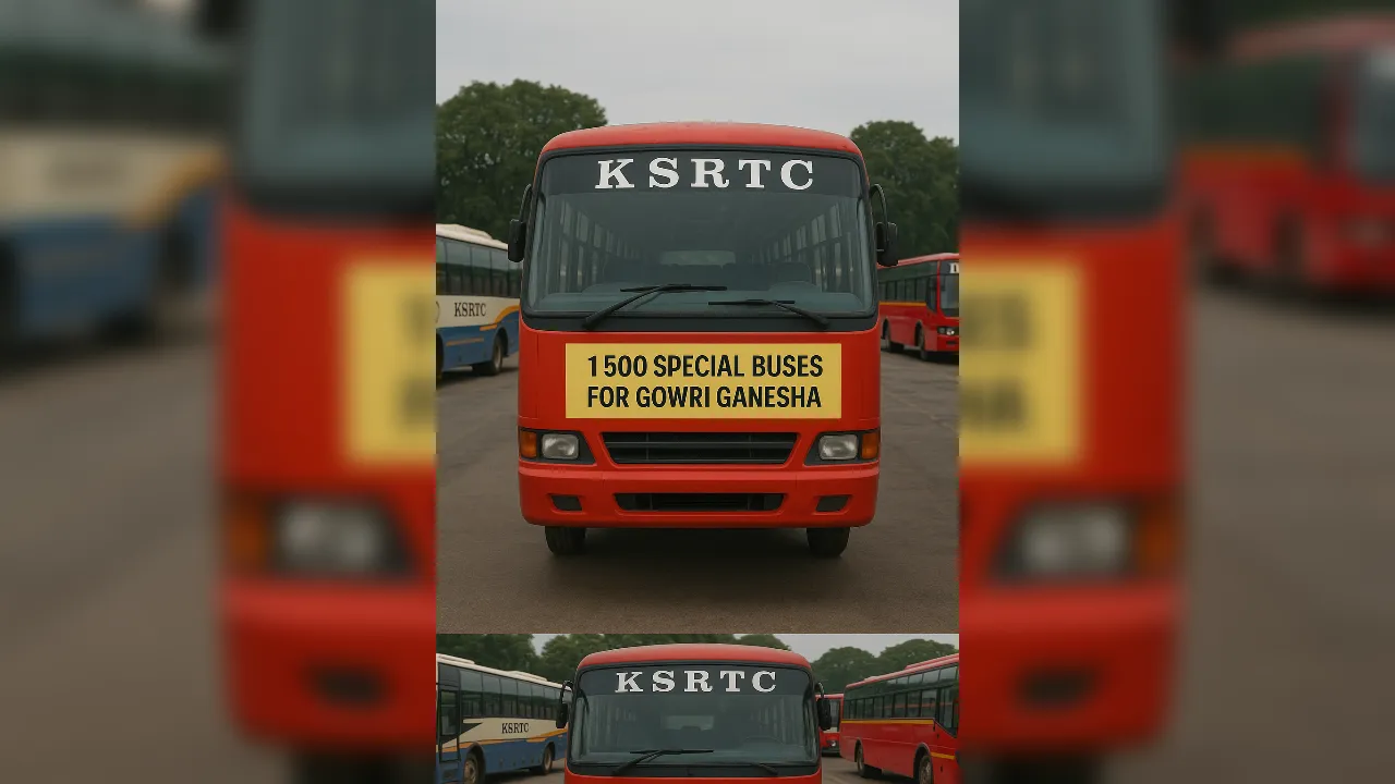 KSRRTC BUSES FOR GANESHA FESTIVAL