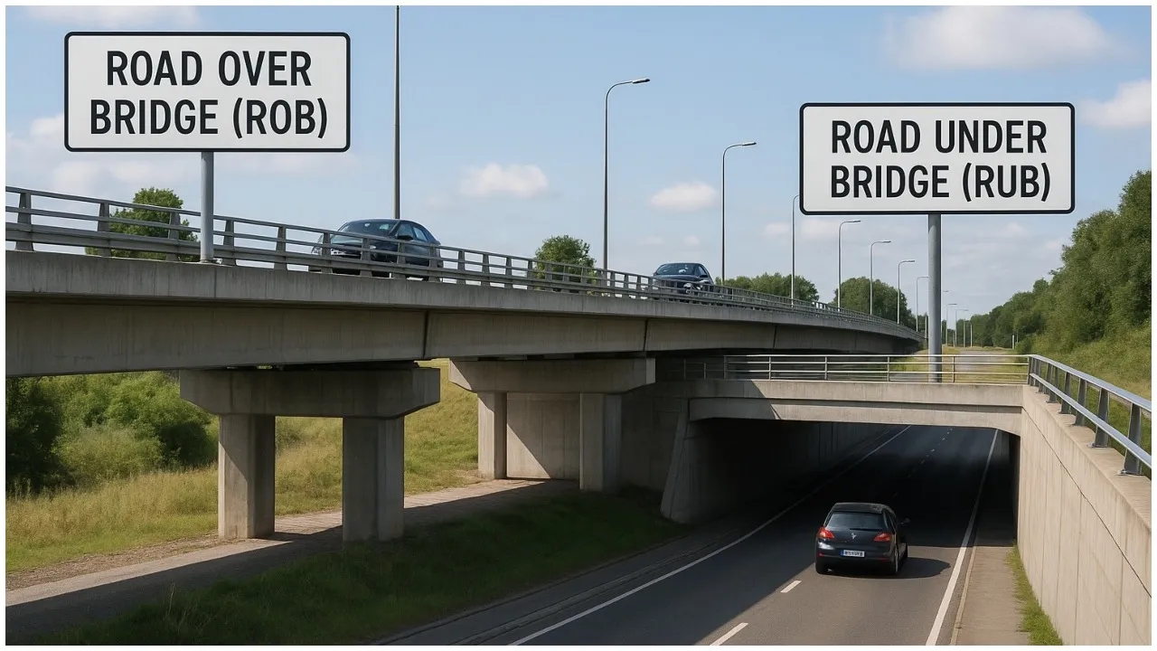 Road Over Bridges (ROBs) and Road Under Bridges (RUBs)