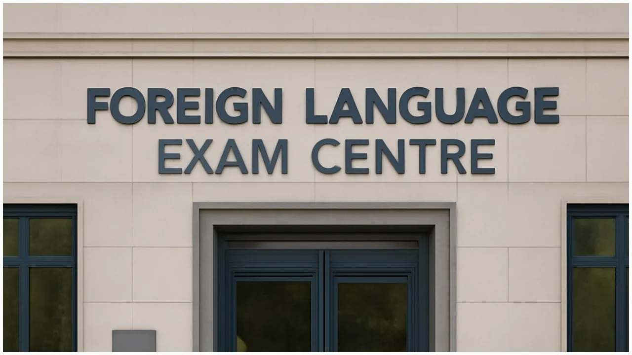 Foreign language exam centre