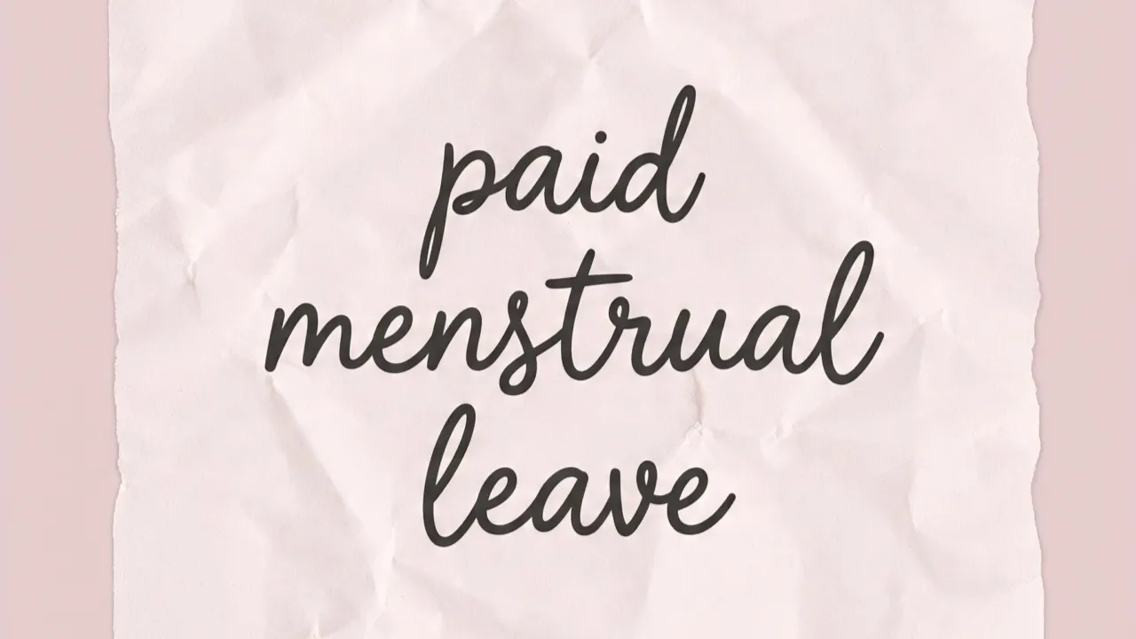 paid menstrual leave