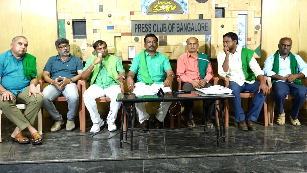 PRR PRESSMEET -BENGALURU-FAMERS