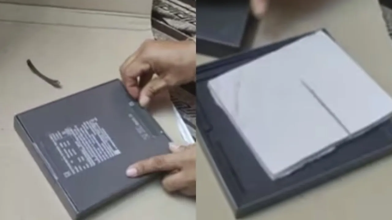 man gets tile instead of a phone