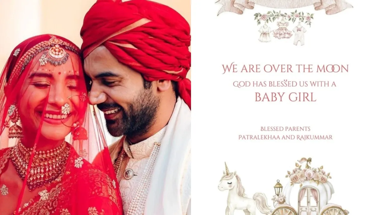 rajkummar rao couple blessed with a baby girl