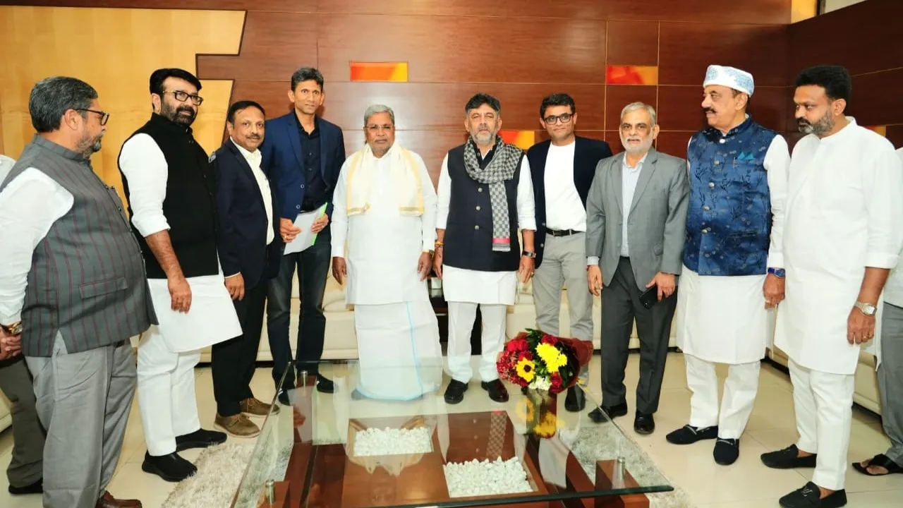 KSCA PRESIDENT MEETS CM N DCM