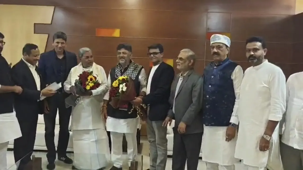 venkatesh prasad meets cm n dcm