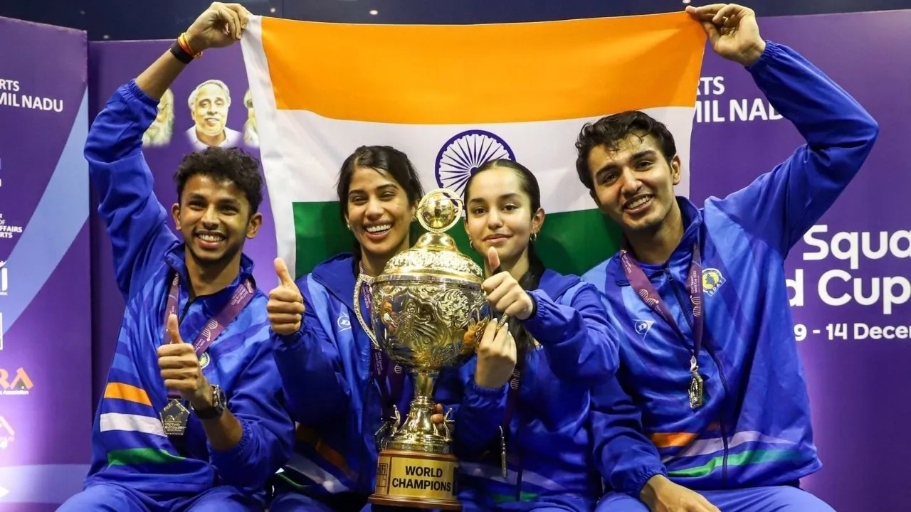 INDIAN SQUASH TEAM